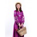 Embroidered Boho Dress "Purple Inspiration"